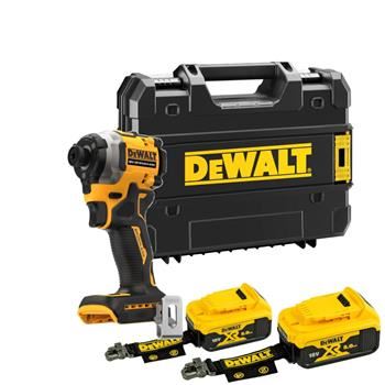 DeWALT Llave de impacto compacta inalámbrica, batería 2x 5Ah con correa DCF850P2LRT